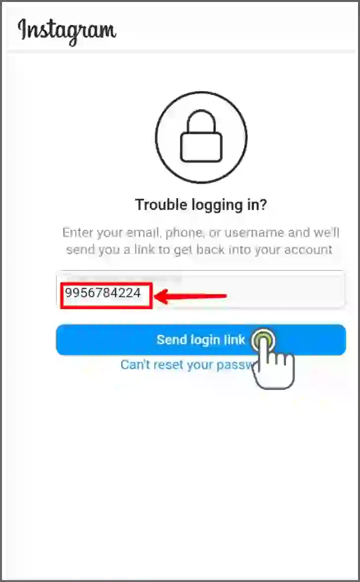 mobile number se instagram ki id kaise nikale