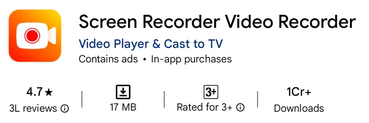 Screen Recorder Video Recoder